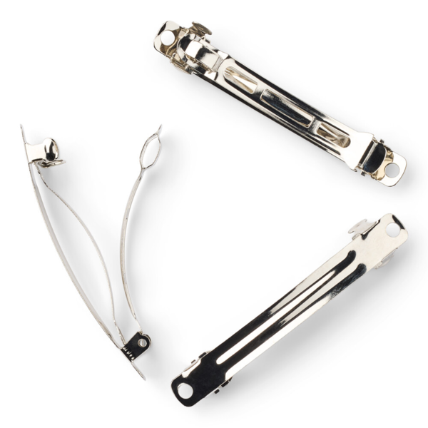 LindeHobby Haarspelden, Zilver, 6 mm, 3 stuks