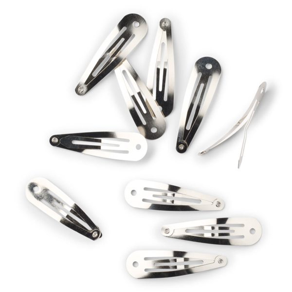 LindeHobby Klik-klak Speldjes, Zilver, 45x14 mm, 10 stuks