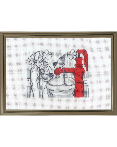 Borduurselset Waterpomp R5794 10 x 15 cm