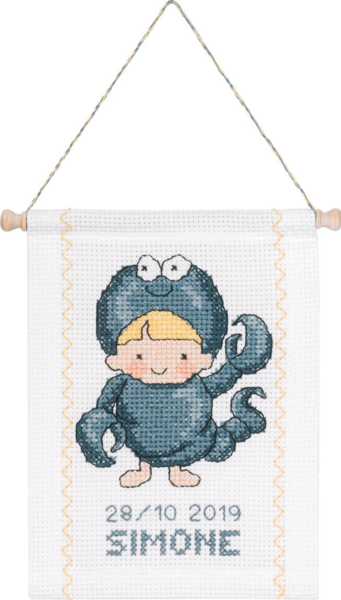 Borduurpakket Schorpioen B5129/18 18 x 25 cm