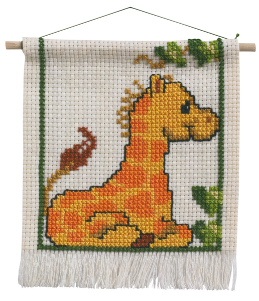 Borduurpakket MFK Giraf 16 x 18 cm m/5119/18