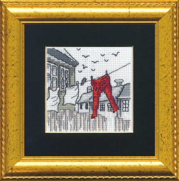 Borduurpakket Wasgoed R5412/82PP 11 x 11 cm