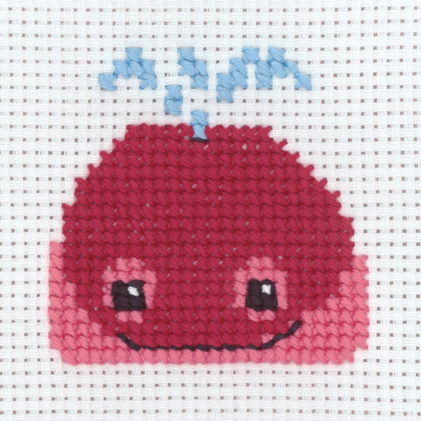 Borduurpakket Walvis 8 x 8 cm