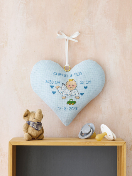 Borduurpakket Christoffer 21 x 20 cm