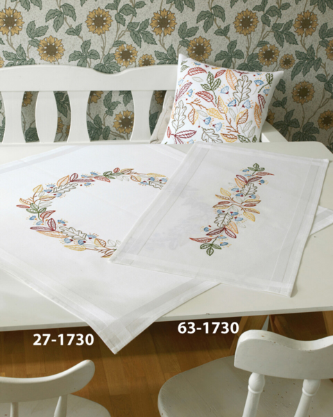 Borduurpakket Herfst 80 x 80 cm