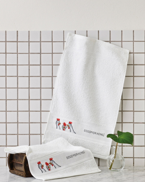 Borduurkit Goodmorning 30 x 50 cm