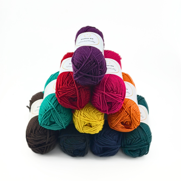 LindeHobby Cotton 8/8 – Autumn Glow, 10 bollen