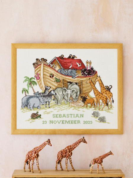 Borduurpakket Noahs Ark R5677 43 x 34 cm