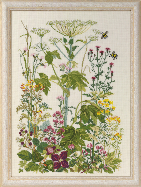 Borduurpakket Groene Kant 33 x 45 cm R5409