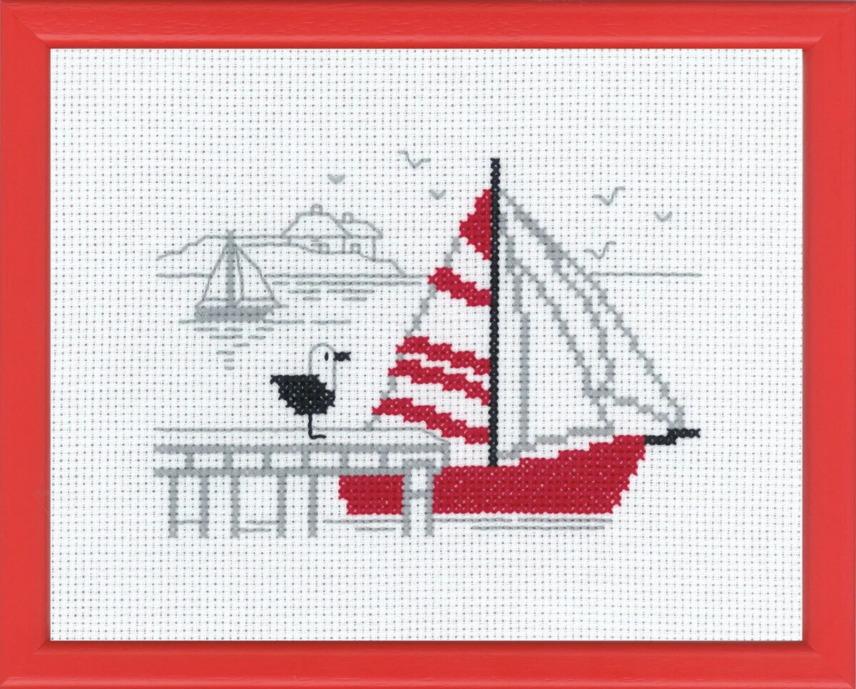 Rood Zeilschip R5651/30 Borduurpakket – Koop goedkoop hier