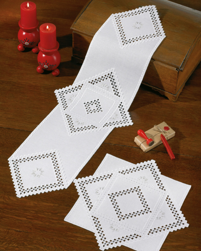 Borduurpakket Hardanger 32 x 95 cm