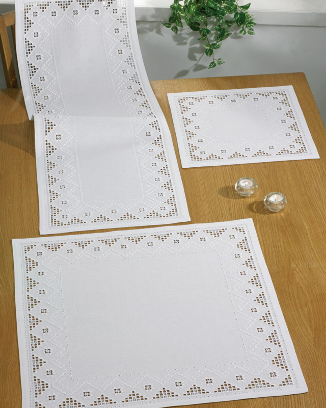 Borduurpakket Hardanger 41 x 108 cm