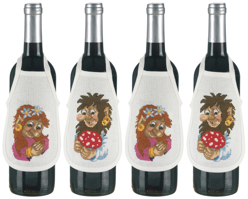 Borduurpakket Trollenkoppen 2 Stk 0330B x 2 stks