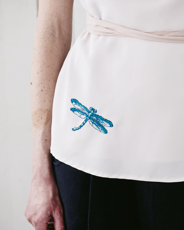 Borduurpakket Libel 7 x 9 cm