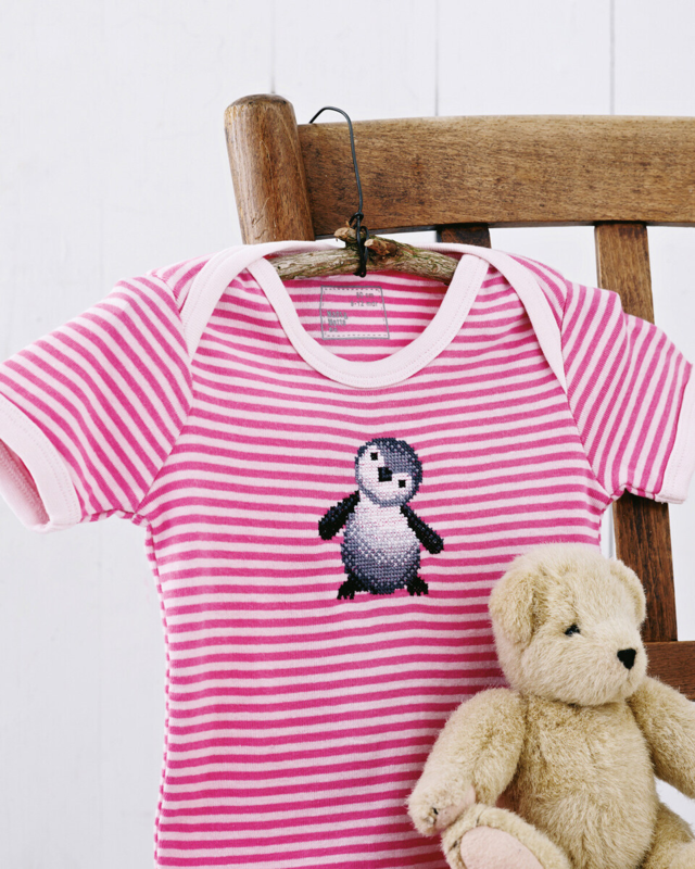 Borduurlkit Pinguïn 7 x 9 cm