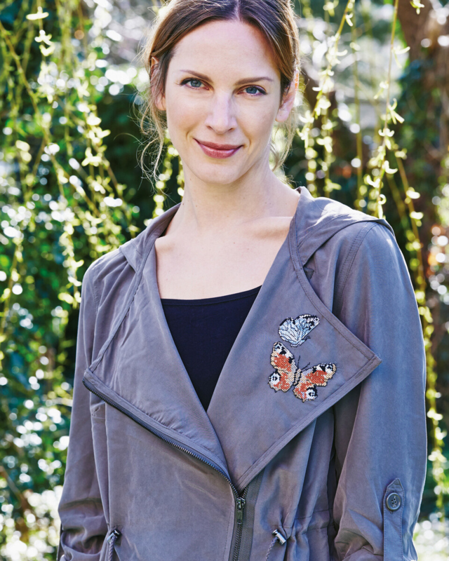 Borduurpakket Vlinders 10 x 10 cm