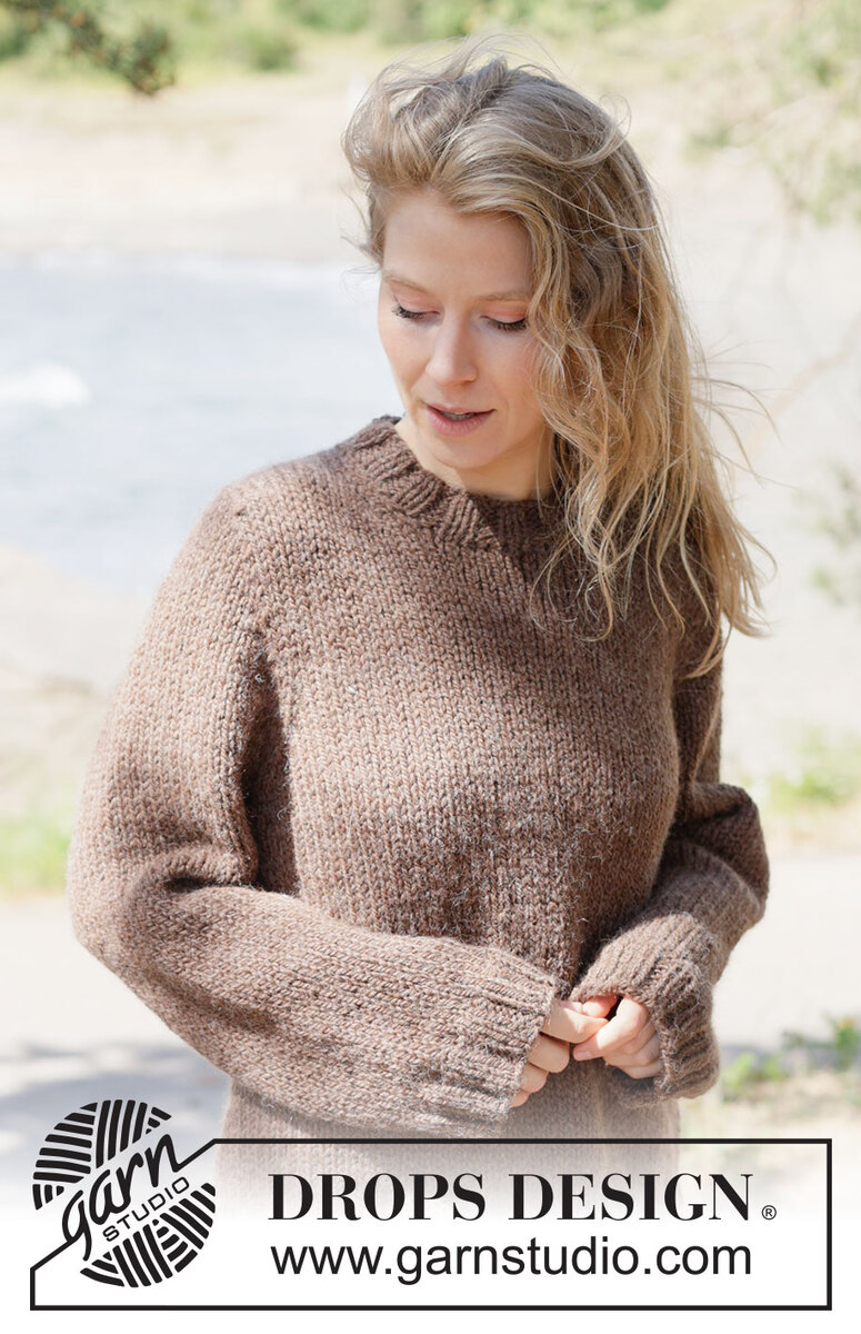 262-28 Earthbound Sweater by DROPS Design