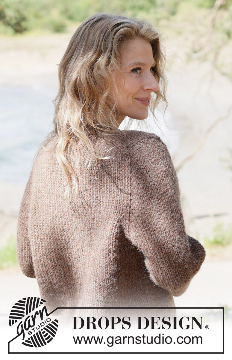 262-28 Earthbound Sweater by DROPS Design