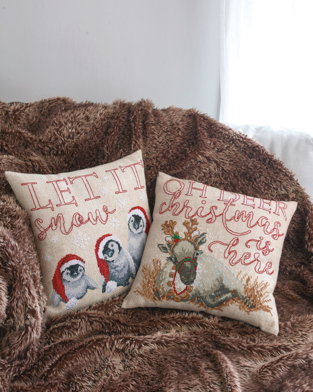 Borduurpakket OH DEER 40 x 40 cm