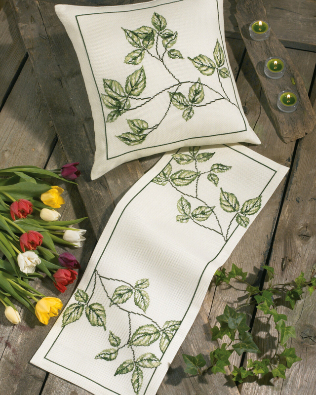 Borduurpakket Tak Loper 39 x 39 cm