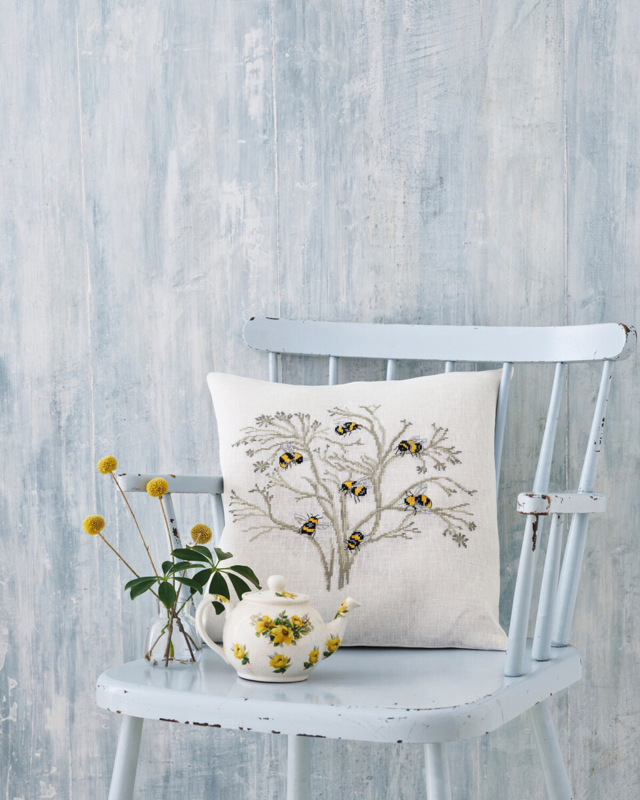 Borduurpakket Bijen 40 x 40 cm