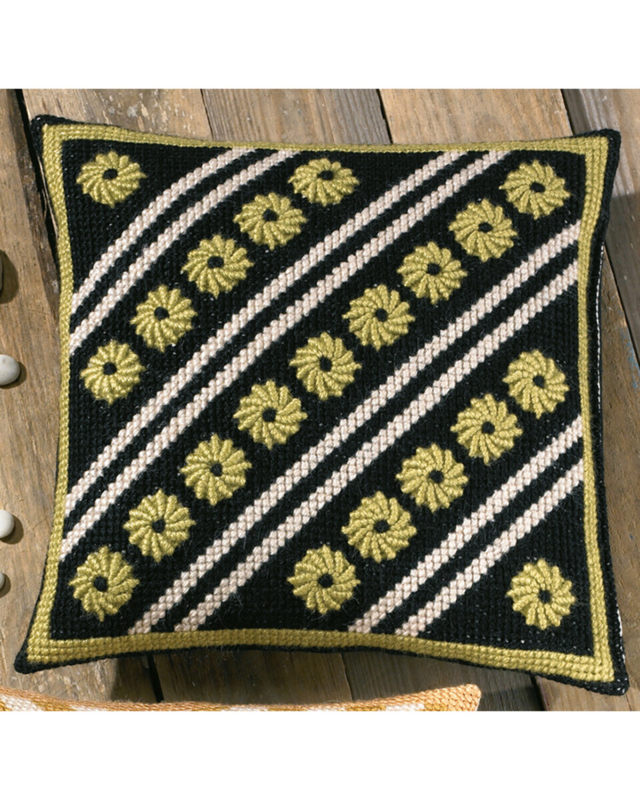 Borduurpakket Kussen incl. stof 32x32 cm