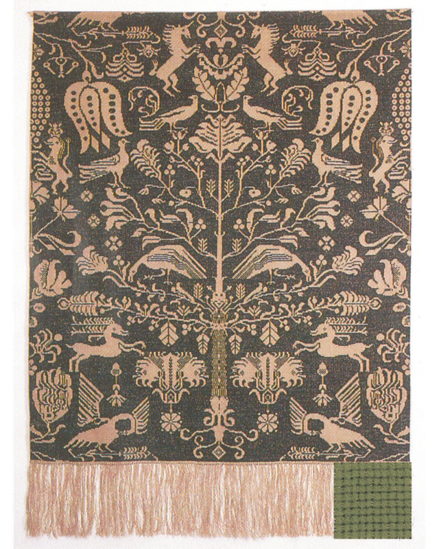 Borduurpakket Beidewand Lichtgroen 101 x 140 cm