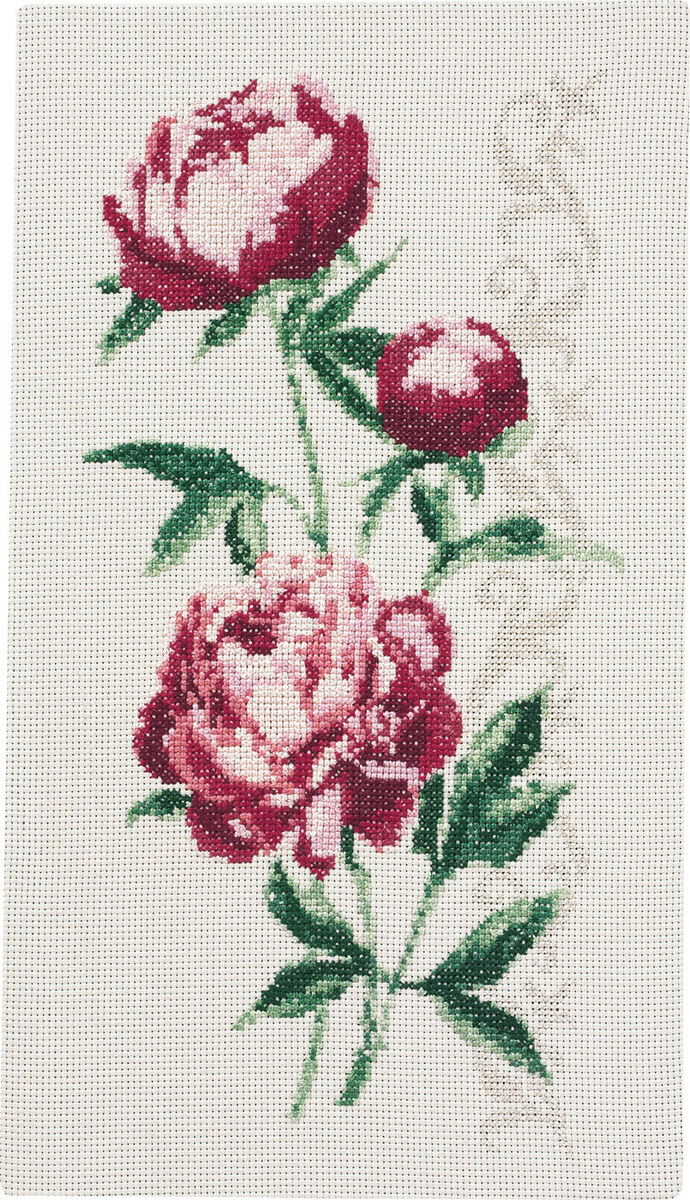 Borduurpakket Bloemenhanger 34x60 cm