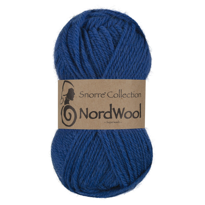 Viking Snorre NordWool 125 Kobalt blauw