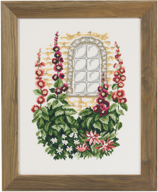 Borduurpakket Bloemen R5484 29 x 37 cm