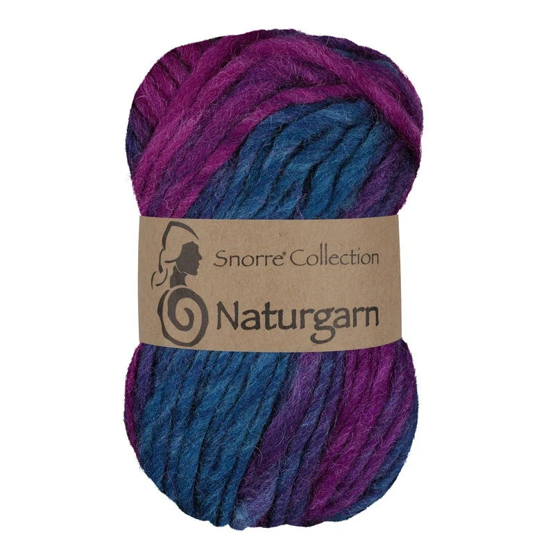 Viking Snorre Naturgarn 675 Multi cerise/groen