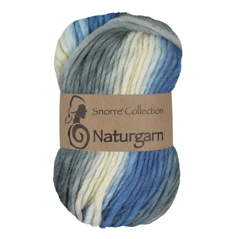 Viking Snorre Naturgarn 621 Multi grijs/blauw