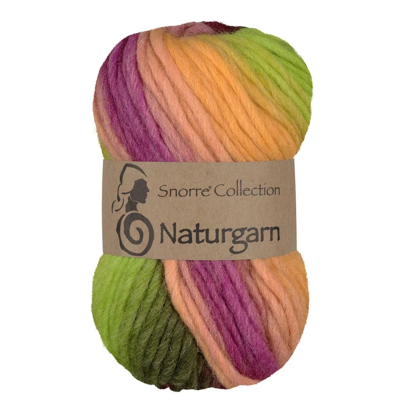 Viking Snorre Naturgarn 644 Multi geel/groen