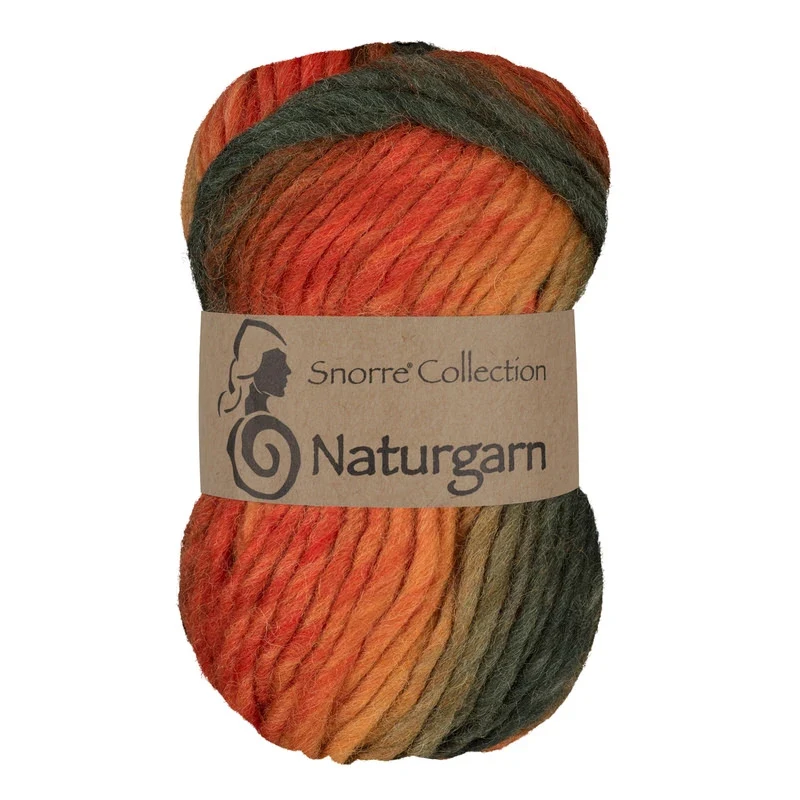 Viking Snorre Naturgarn 659 Multi oranje/bruin