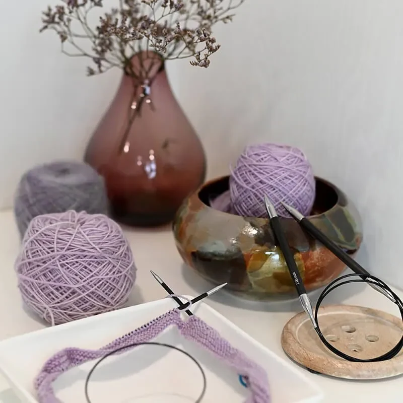 KnitPro Karbonz VASTE Rondbreinaalden, 100 cm