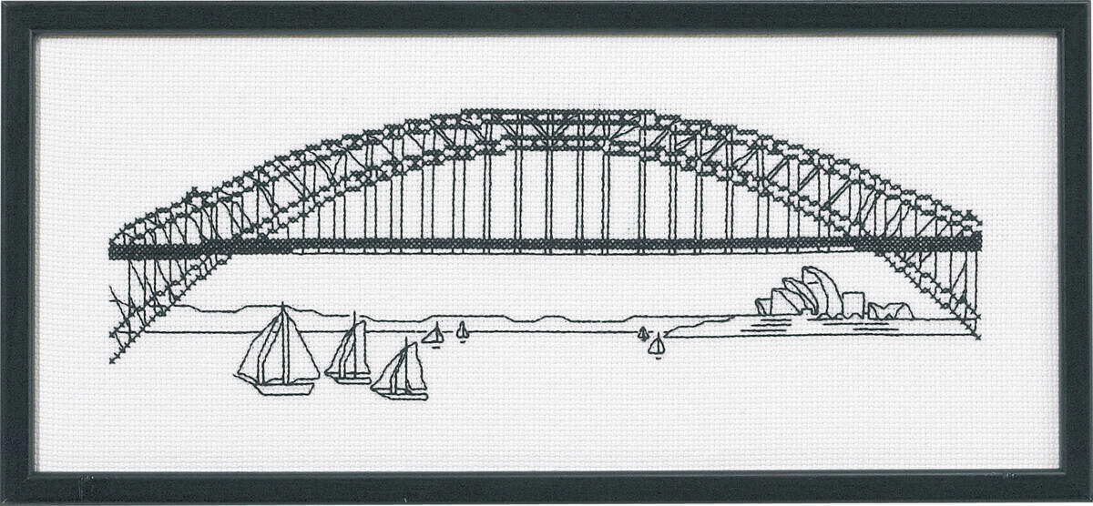 Borduurpakket Harbour Bridge 5496 36 x 15 cm