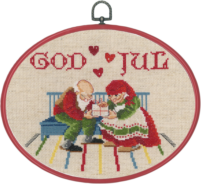 Borduurpakket Kabouters in de keuken R5958/30 26x20 cm