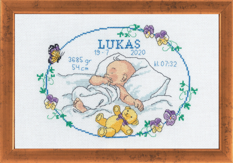 Borduurpakket Lucas R5354 30 x 20 cm