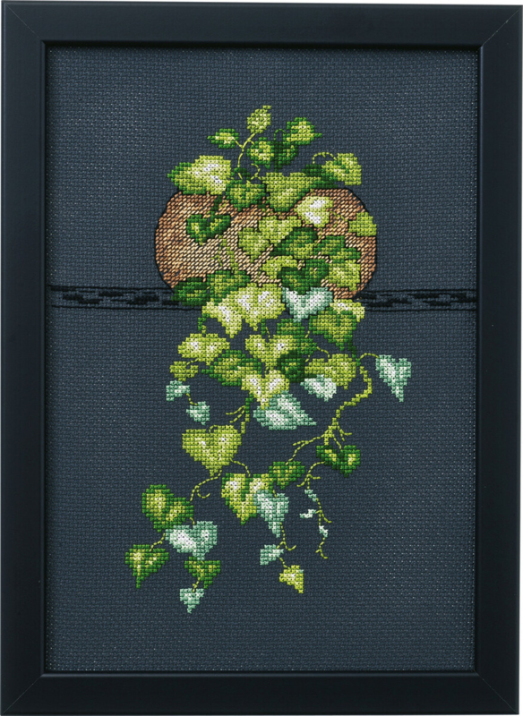 Borduurpakket Heart Leaf Philo. 20 x 29 cm