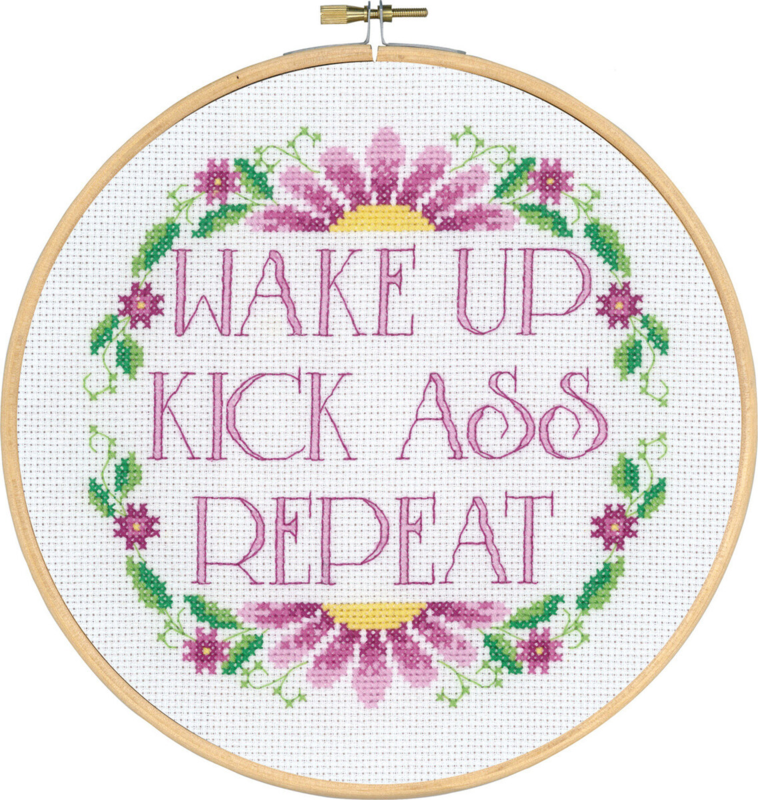 Borduurpakket Wake up M 5810/22 20 Ø