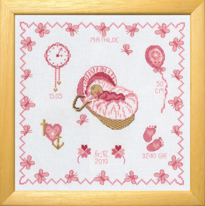 Borduurpakket Mathilde R5583/00 22x22 cm