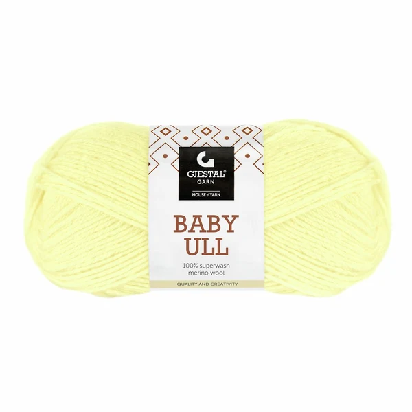 Gjestal Baby Ull 8552 Lichtgeel