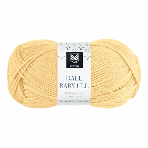 Gjestal Baby Ull 8557 Goudgeel