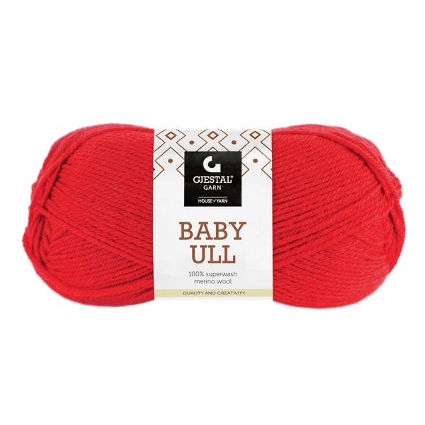 Gjestal Baby Ull 4018 Rood