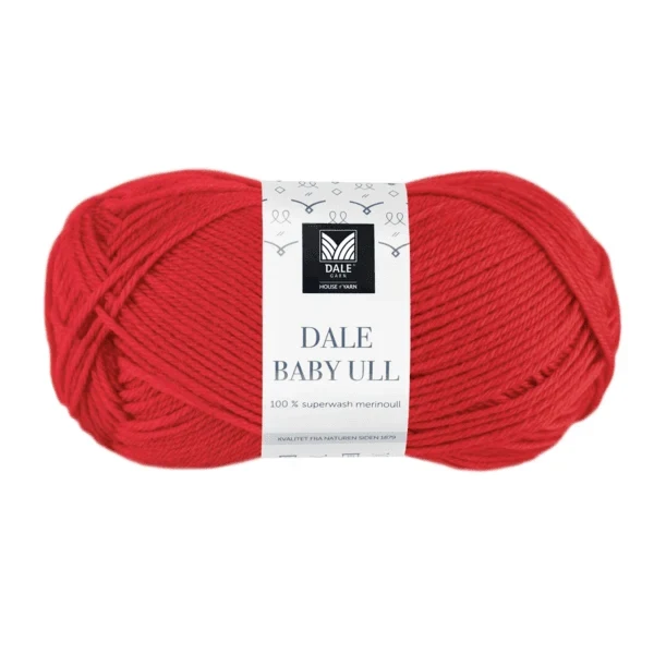 Gjestal Baby Ull 8547 Roodoranje