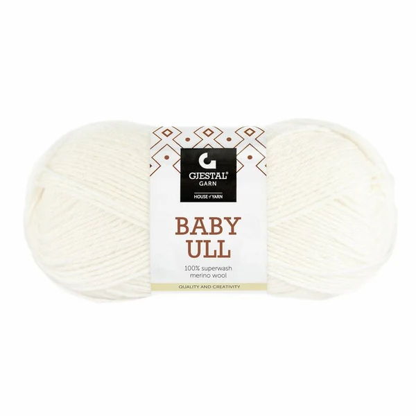 Gjestal Baby Ull 0010 Wit