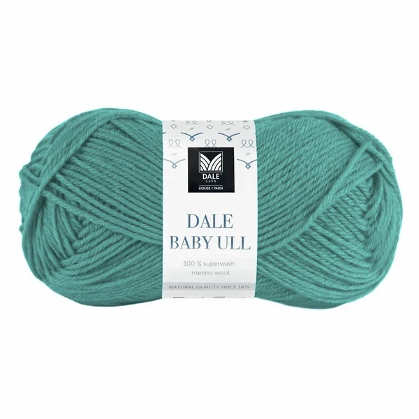 Gjestal Baby Ull 8530 Aquagroen