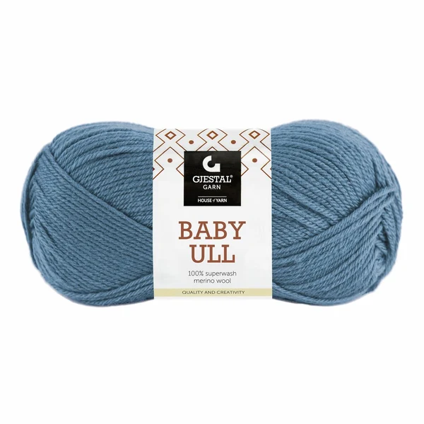Gjestal Baby Ull 8506 Jeansblauw