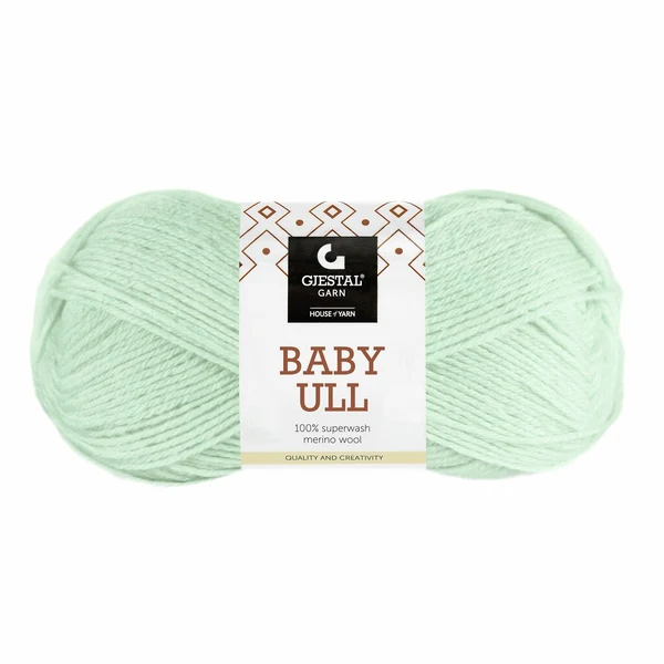 Gjestal Baby Ull 8537 Mintgroen