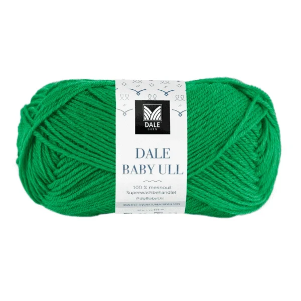 Gjestal Baby Ull 8536 Scherp groen